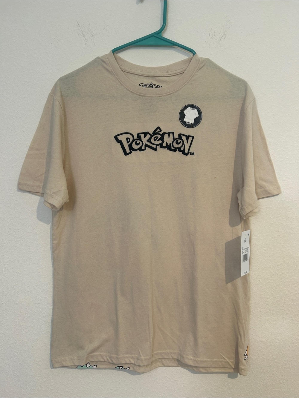 Hybrid Apparel Beige Pokémon Graphic Short Sleeve Tee